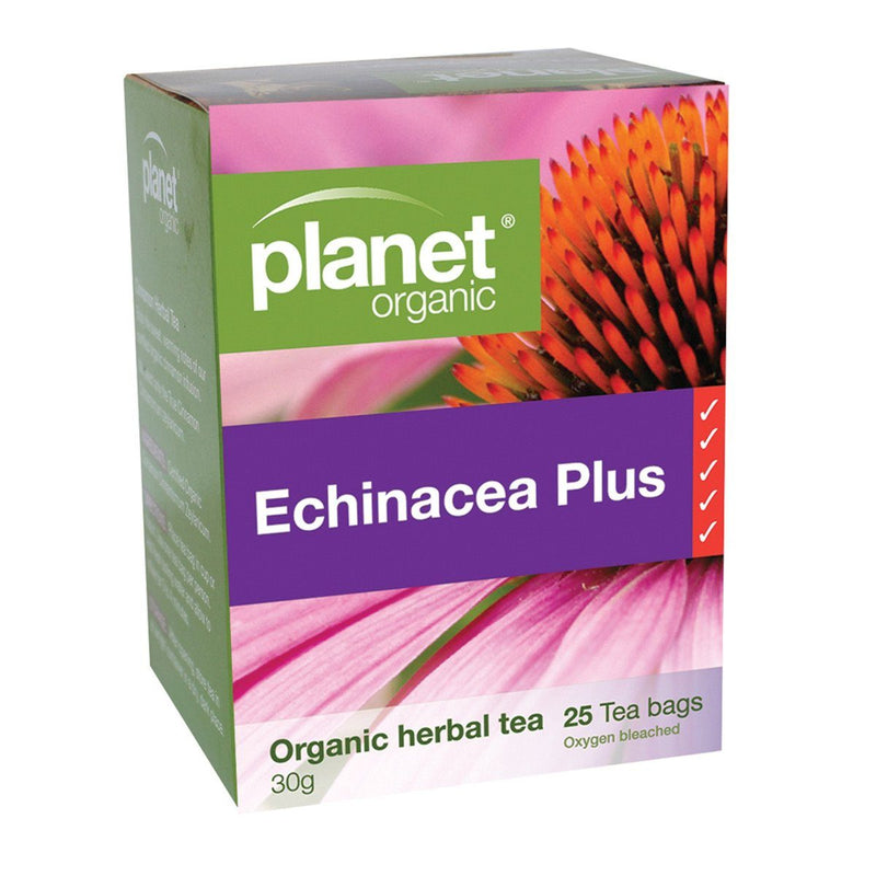 Planet Organic Echinacea Plus Herbal Tea x 25 Tea Bags Beverages Planet Organic 