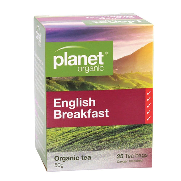 Planet Organic English Breakfast Tea x 25 Tea Bags Beverages Planet Organic 