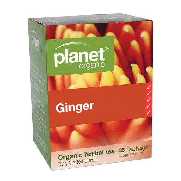 Planet Organic Ginger Tea Herbal Teas Oborne Health Supplies 