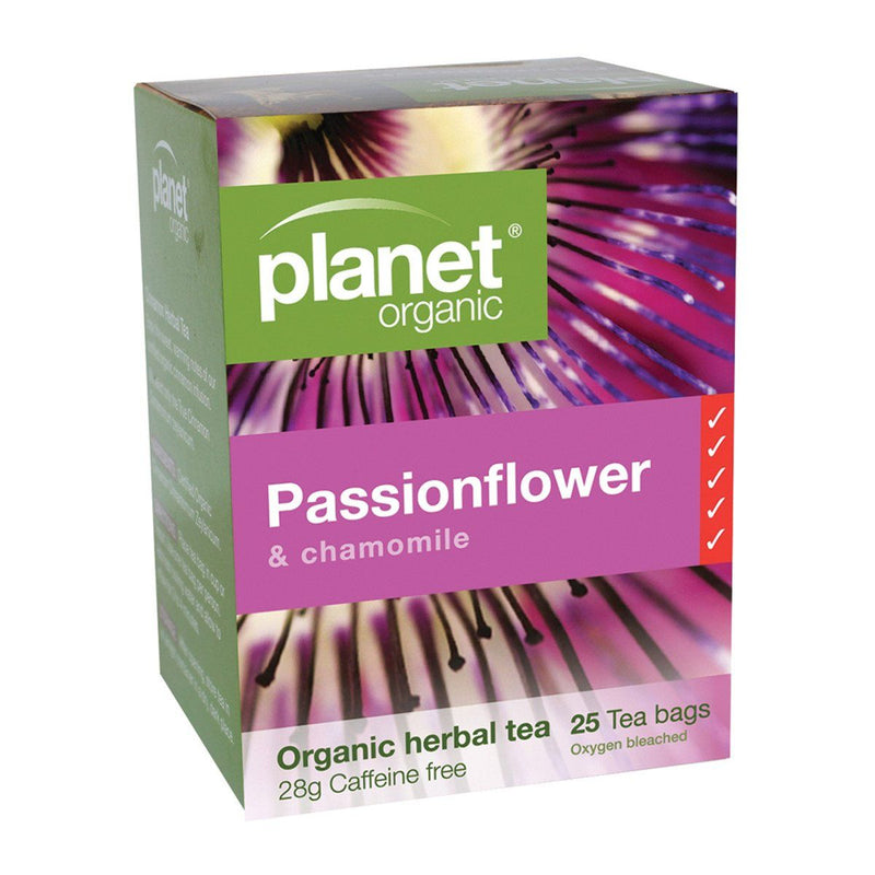 Planet Organic Passionflower Organic Herbal Tea Herbal Teas Oborne Health Supplies 