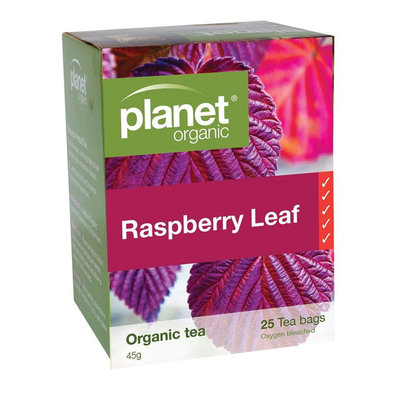 Planet Organic Raspberry Leaf Herbal Tea Beverages Planet Organic 