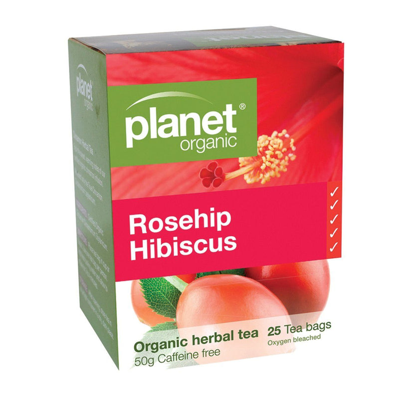 Planet Organic Rosehip & Hibiscus Herbal Tea Beverages Planet Organic 