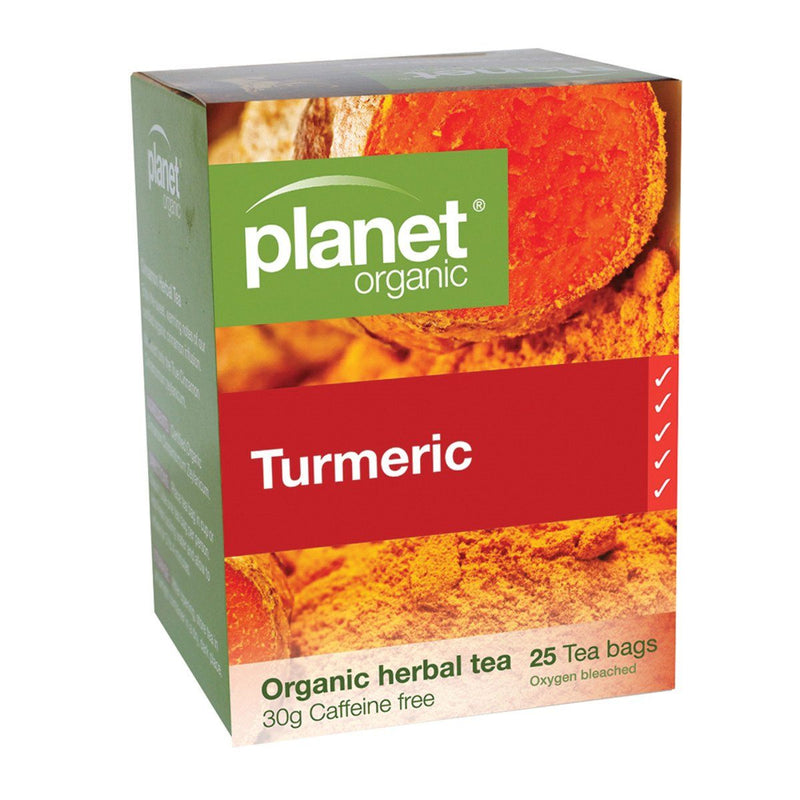 Planet Organic Turmeric Herbal Tea Herbal Teas Unique Health Products 