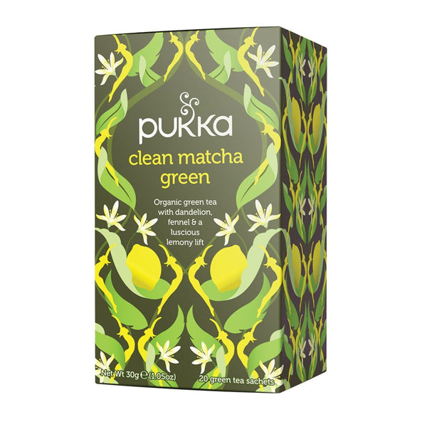 Pukka Clean Matcha Green Tea General Oborne Health Supplies 
