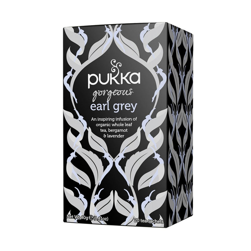 Pukka Gorgeous Earl Grey Tea Herbal Teas Oborne Health Supplies 