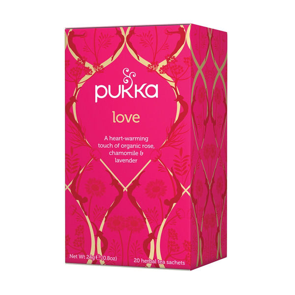 Pukka Love Tea Herbal Teas Oborne Health Supplies 