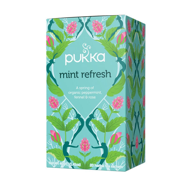 Pukka Mint Refresh Herbal Teas Oborne Health Supplies 