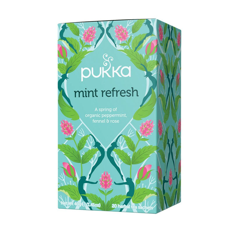 Pukka Mint Refresh Herbal Teas Oborne Health Supplies 