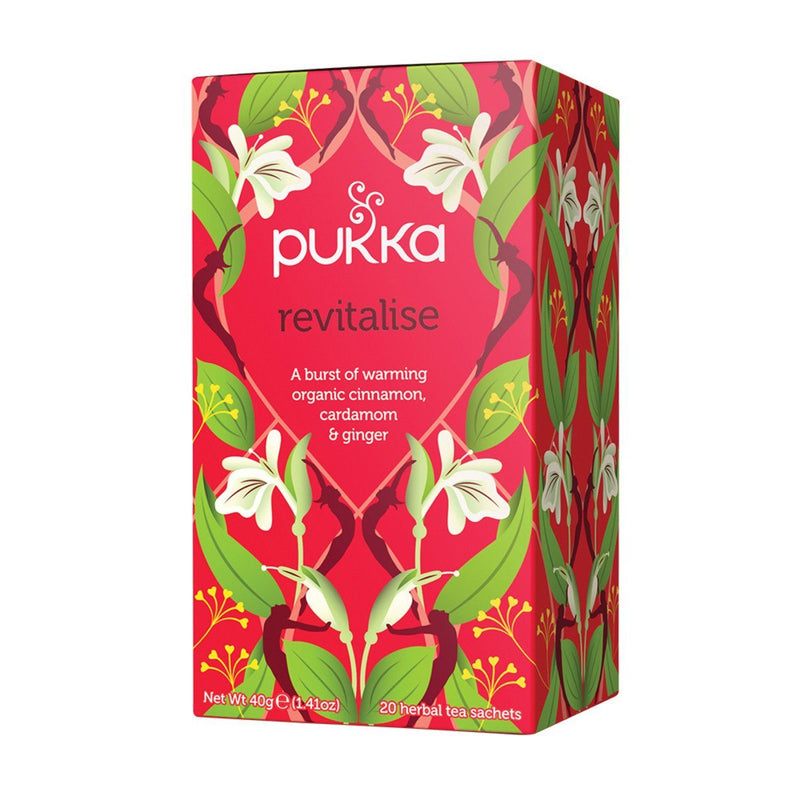 Pukka Revitalise Tea Herbal Teas Oborne Health Supplies 