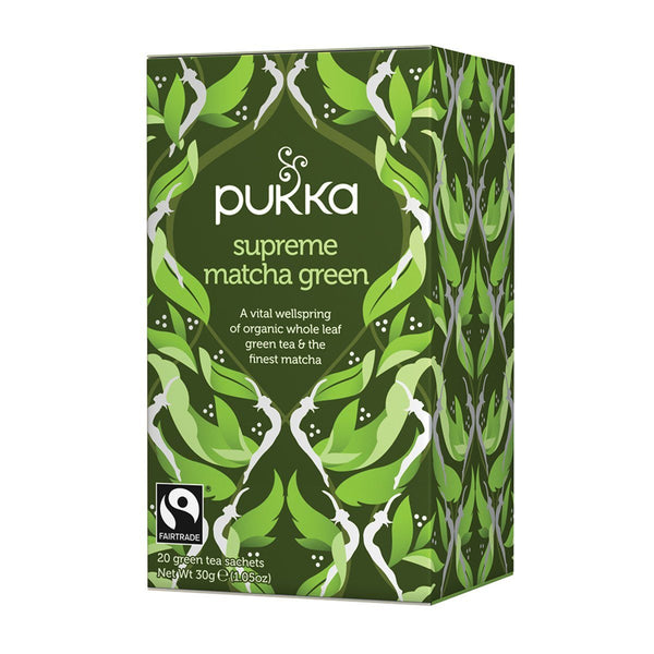 Pukka Supreme Matcha Green Tea Herbal Teas Oborne Health Supplies 