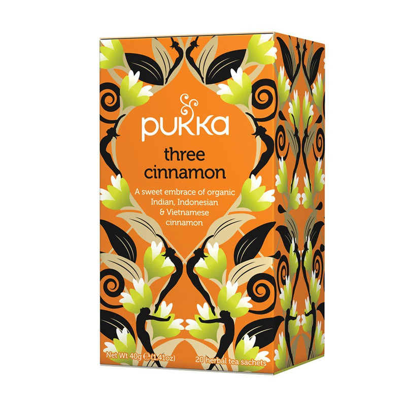 Pukka Three Cinnamon Tea Herbal Teas Oborne Health Supplies 