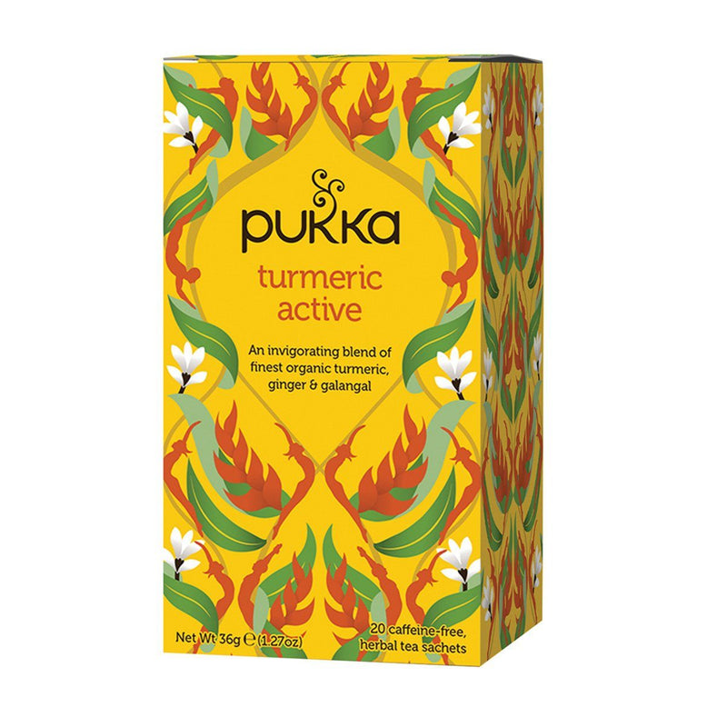 Pukka Turmeric Active Tea Herbal Teas Oborne Health Supplies 