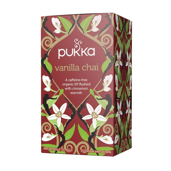 Pukka Vanilla Chai Tea Herbal Teas Oborne Health Supplies 