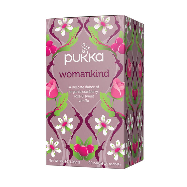 Pukka Womankind Tea Herbal Teas Oborne Health Supplies 