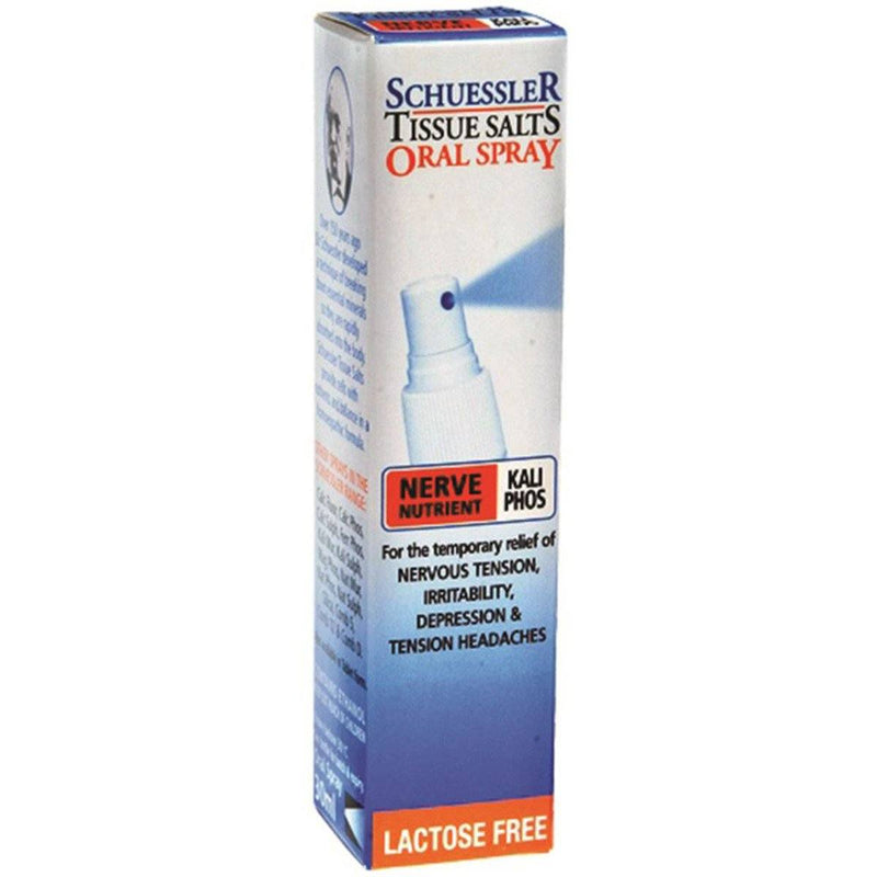 Schuessler Kali Phos Nerve Nutrient Oral Spray 30ml Supplement Oborne Health Supplies 
