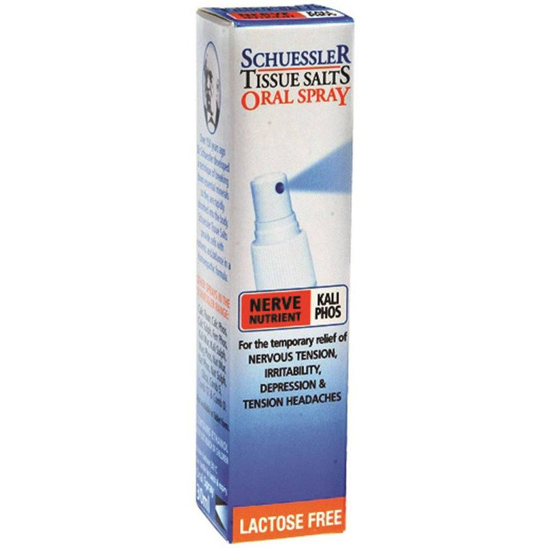 Schuessler Kali Phos Nerve Nutrient Oral Spray 30ml Supplement Oborne Health Supplies 