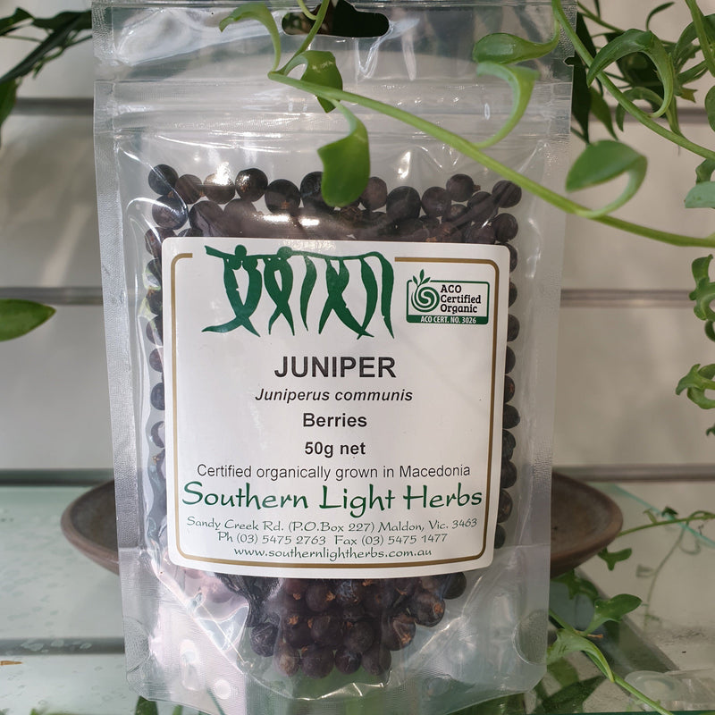 Southern Light Herbs Juniper Berries Organic Herbal Teas Southern Light Herbs 