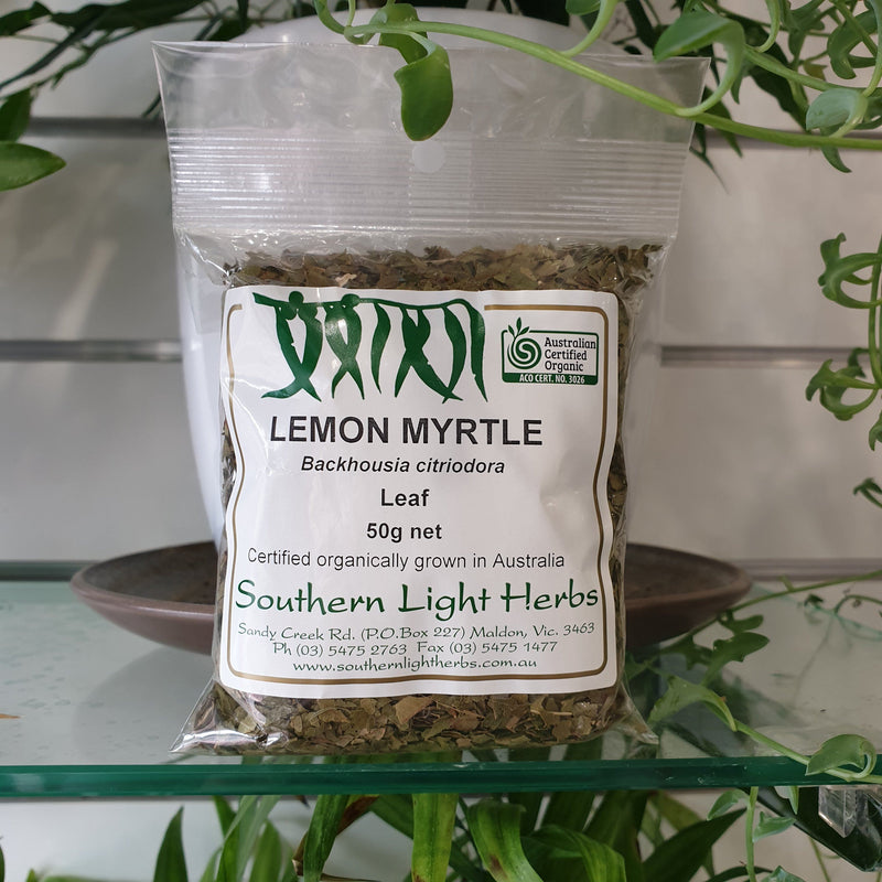 Southern Light Herbs Lemon Myrtle Herbal Teas Southern Light Herbs 